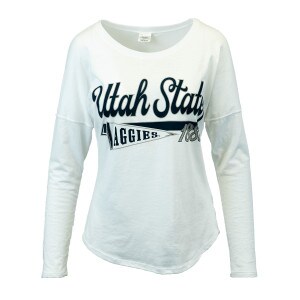 Utah State Aggies 1888 Long-Sleeve T-Shirt White
